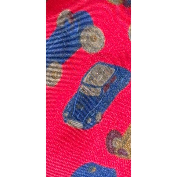 Perry Ellis Portfolio Saks Fifth Avenue 100% Silk Car Tie Designer Necktie USA - Picture 3 of 7